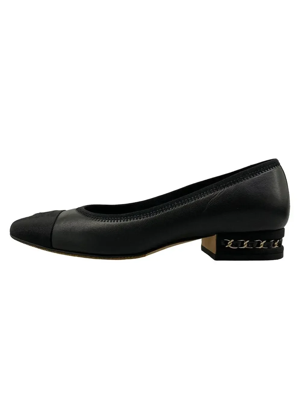 Chanel Black Leather Chemical Fiber #299928C10B